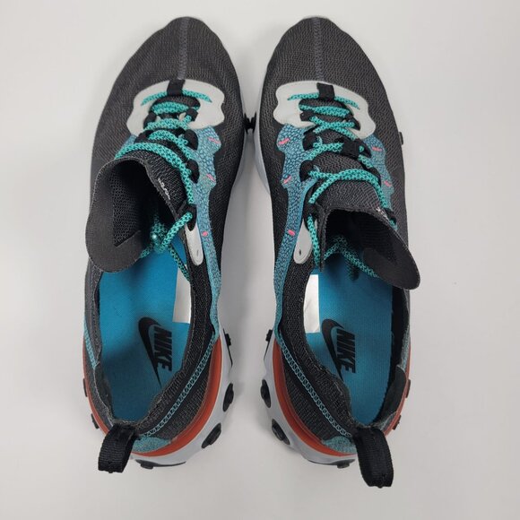 Nike React Element 55 SE Men's Blue Grey Sneakers CD21530-001US Size 10.5 - Picture 5 of 8